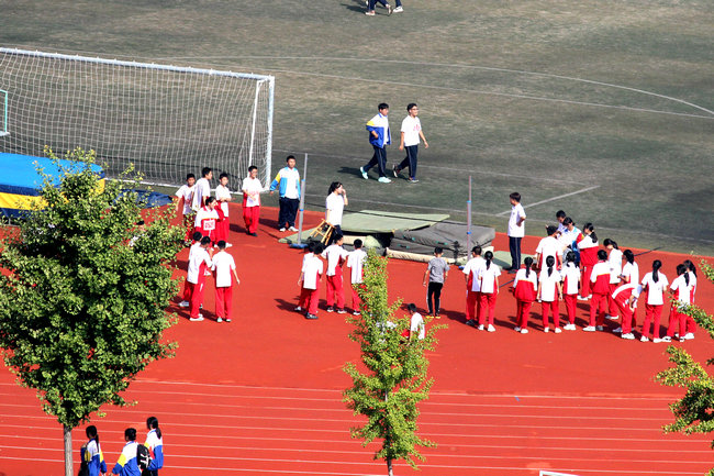 宁阳县复圣中学举行运动会