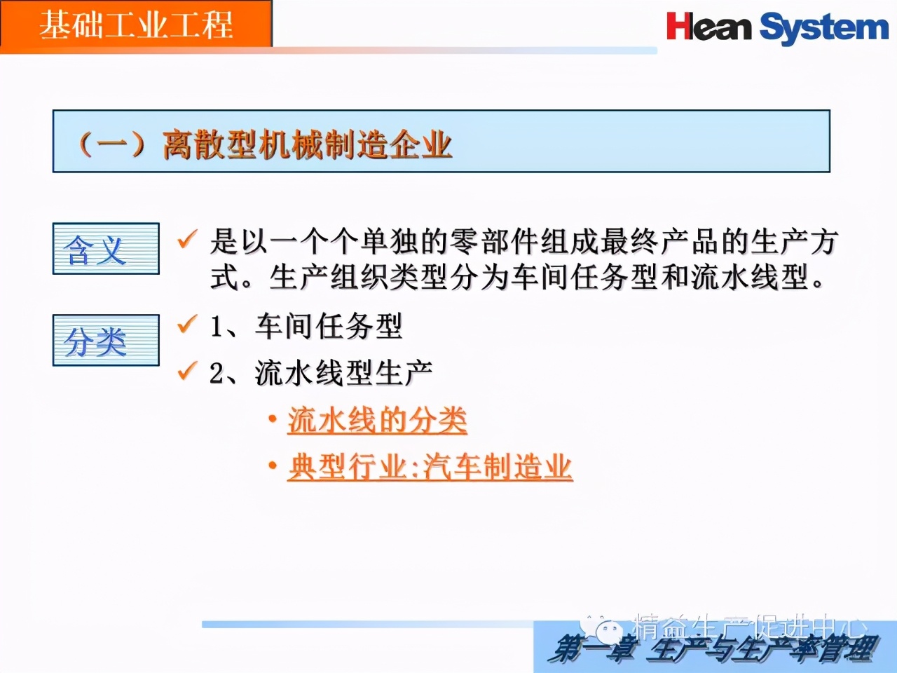 「精益学堂」生产与生产率管理（一）