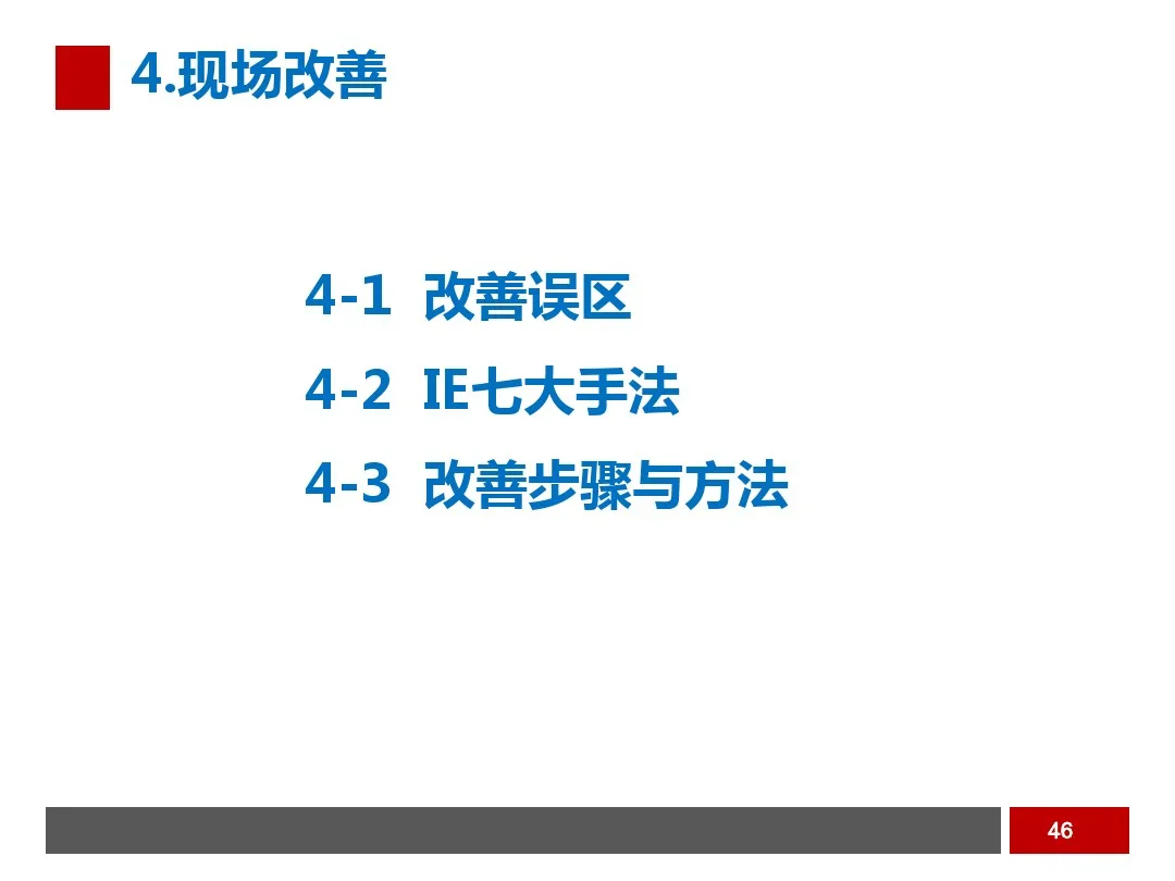 PPT  工业工程之生产线平衡与改善