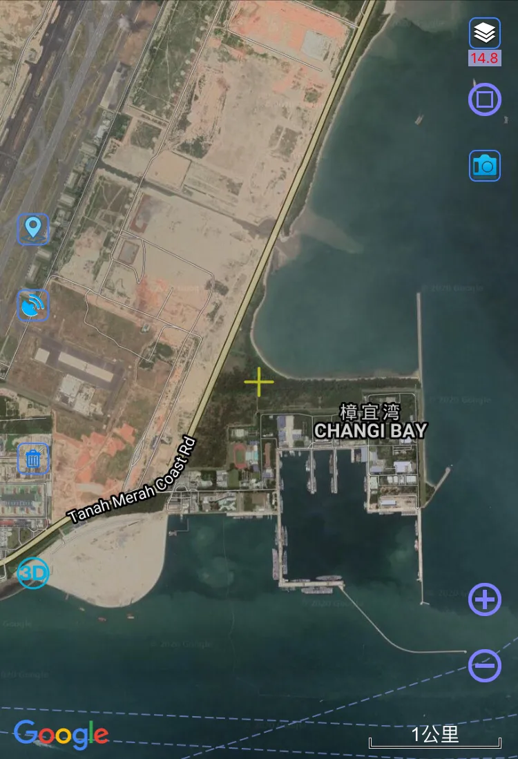 美国在亚洲主要军港高清卫星图