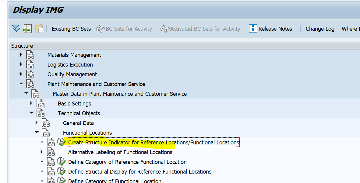 SAP PM 初級系列4 - 定義功能位置的結構標識