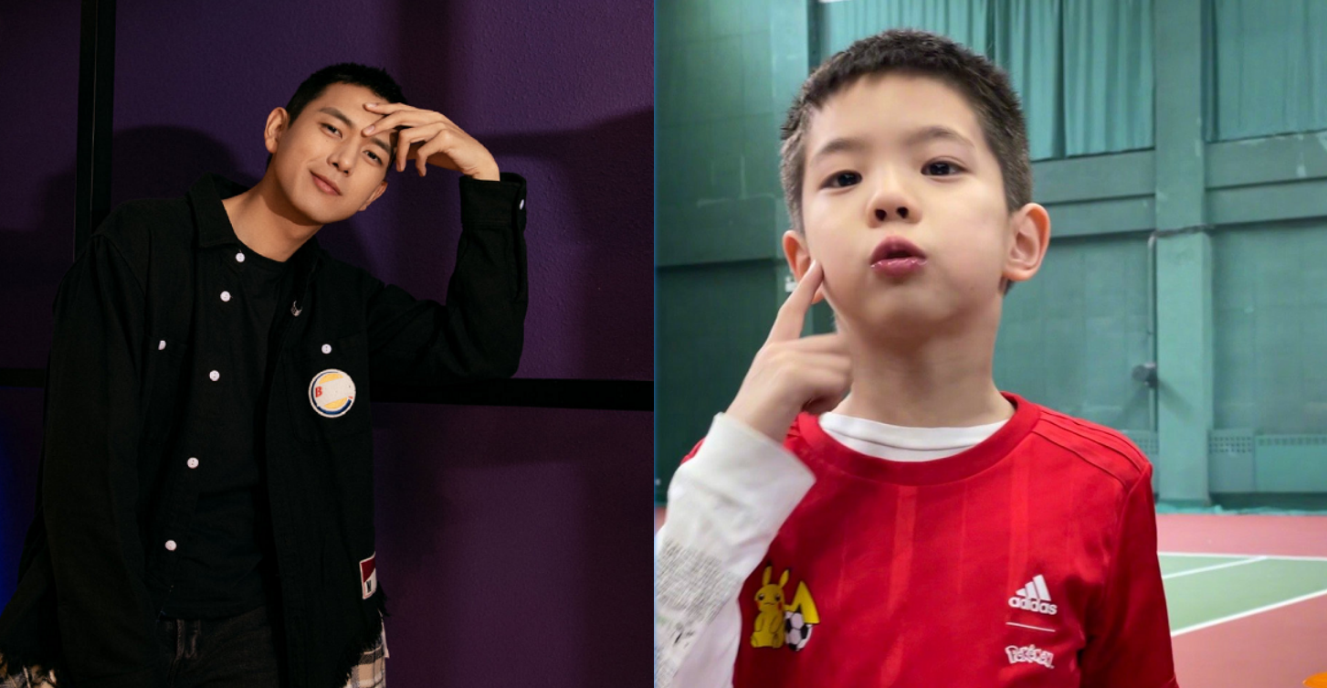 杜江曬出兒子嗯哼近照：才八歲五官精緻立體，還與李現撞臉了