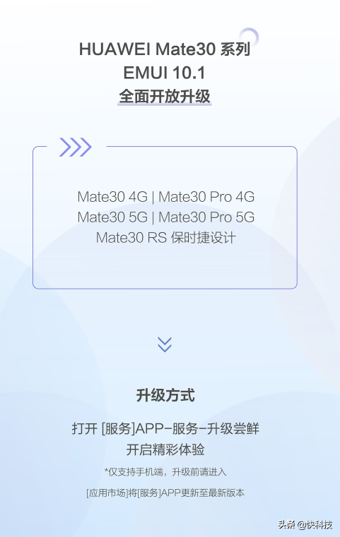 华为公司Mate30系列产品打开EMUI10.1不限定升級：一大波新作用袭来