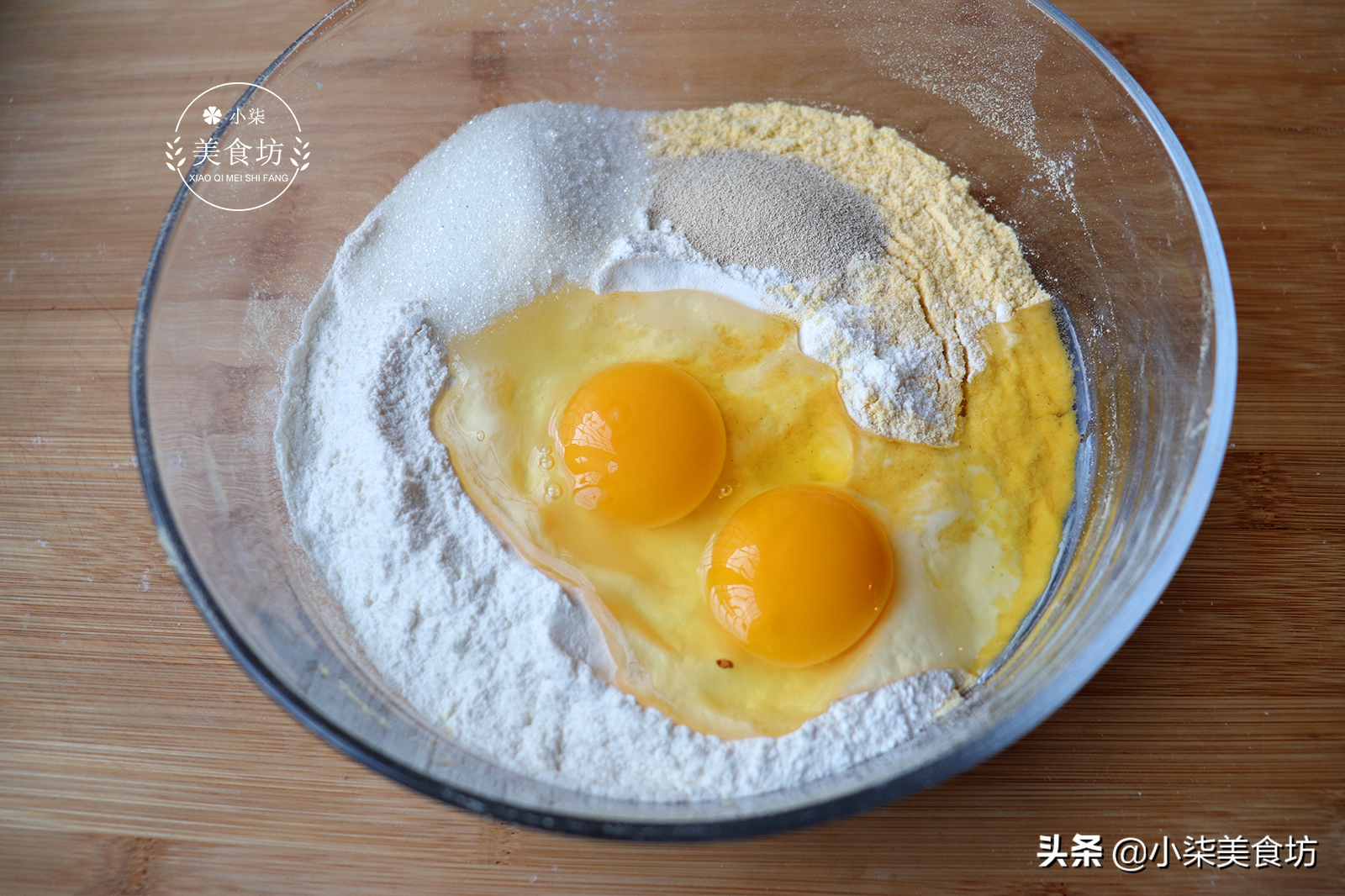 图片[3]-一碗玉米面 2个鸡蛋 教你粗粮细做 暄软香甜 比馒头简单好吃-起舞食谱网