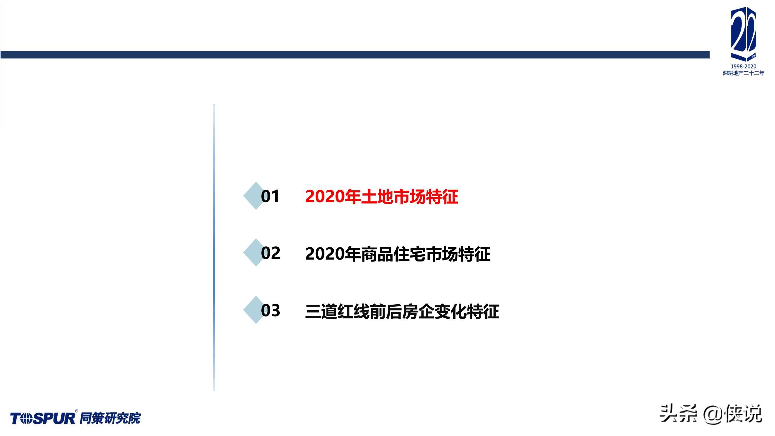 2020年楼市定位调整及“十四五”房地产再出发报告（同策）