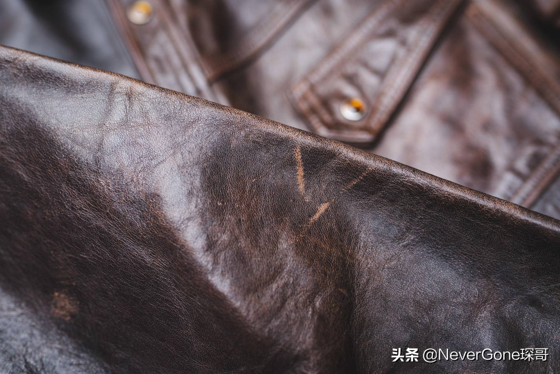 一件咔的一批的衬衣——加州小熊拼色皮衬衣