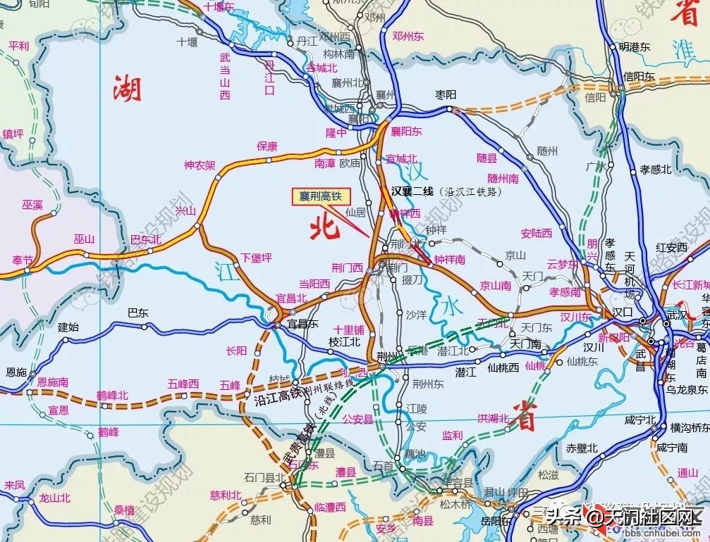 武天贵或潜荆张高铁之于天门实用性不大但战略性极强