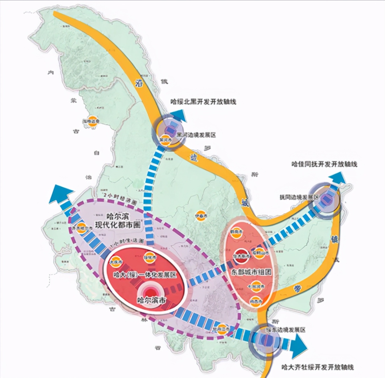 黑龙江2035：1个都市圈，3座国际枢纽，5个大城市，9城房价在下跌
