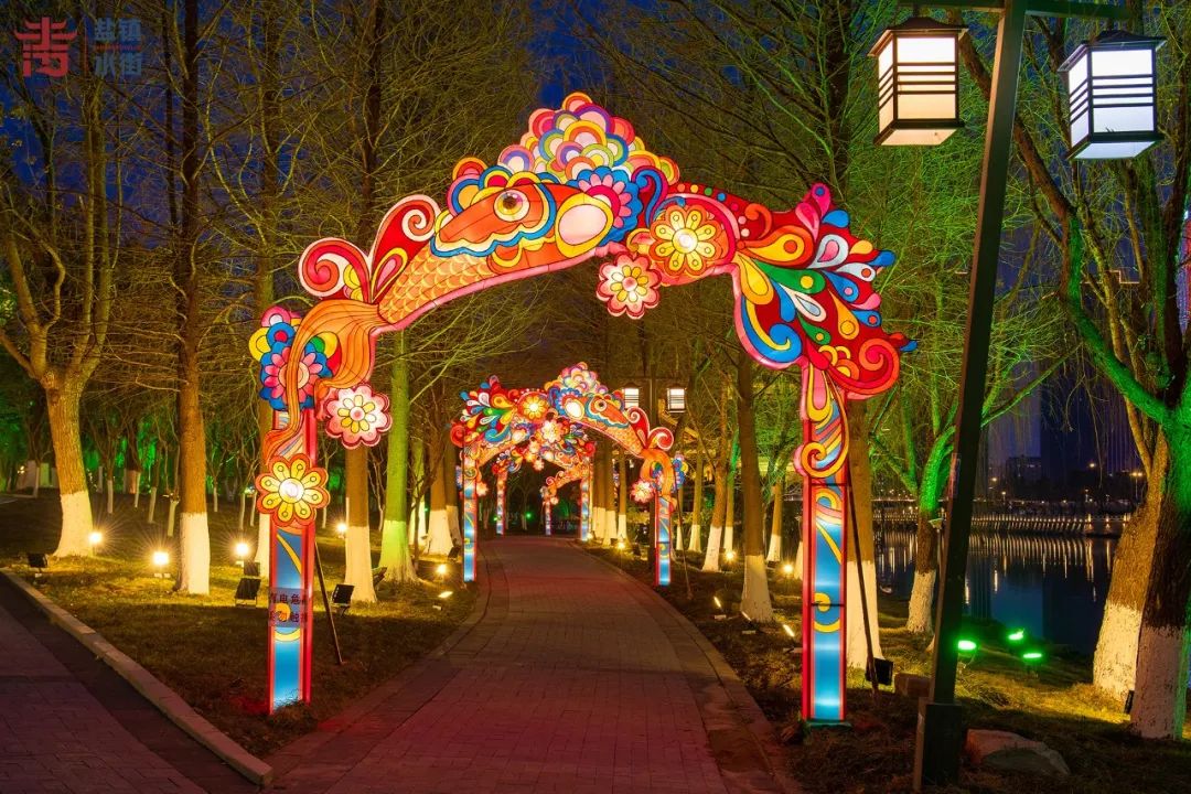 南侧拱门----八卦盐田拱门----沿开放大道北侧拱门--和你一起欢度元宵