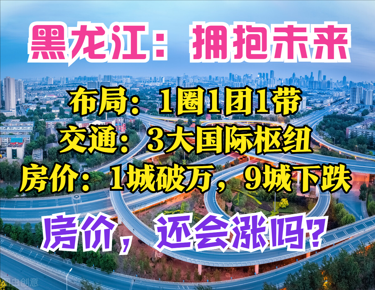 黑龙江2035：1个都市圈，3座国际枢纽，5个大城市，9城房价在下跌