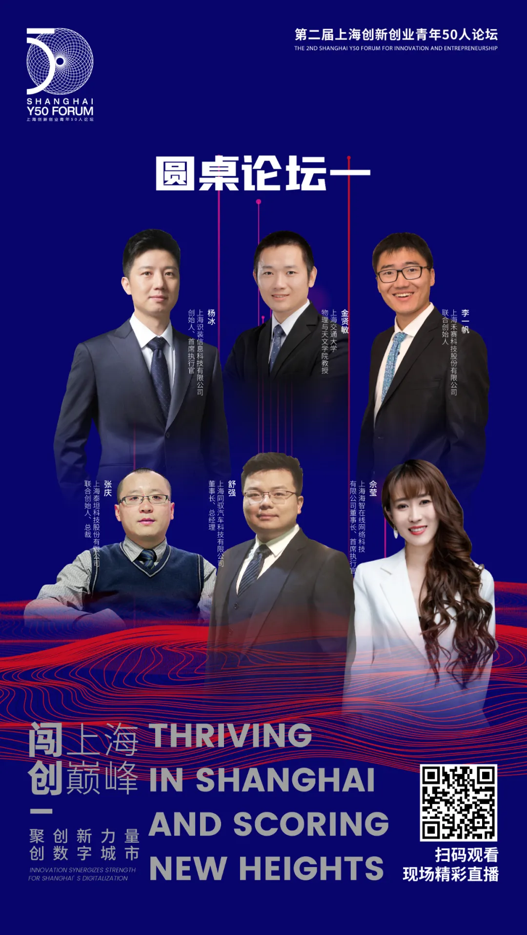 第二届上海创新创业青年50人论坛15日举行