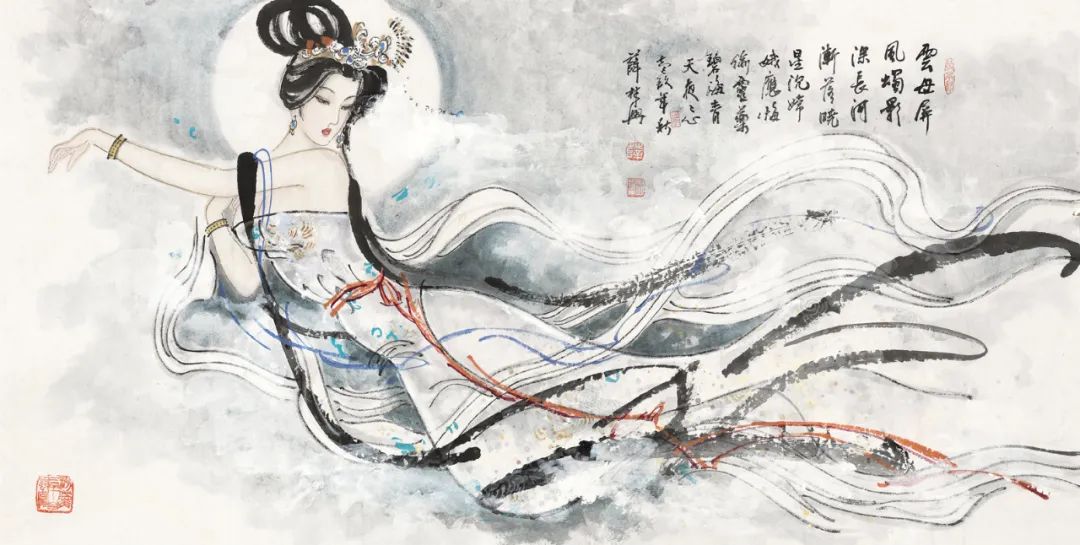 中秋把酒话嫦娥,飞入月宫悔难说
