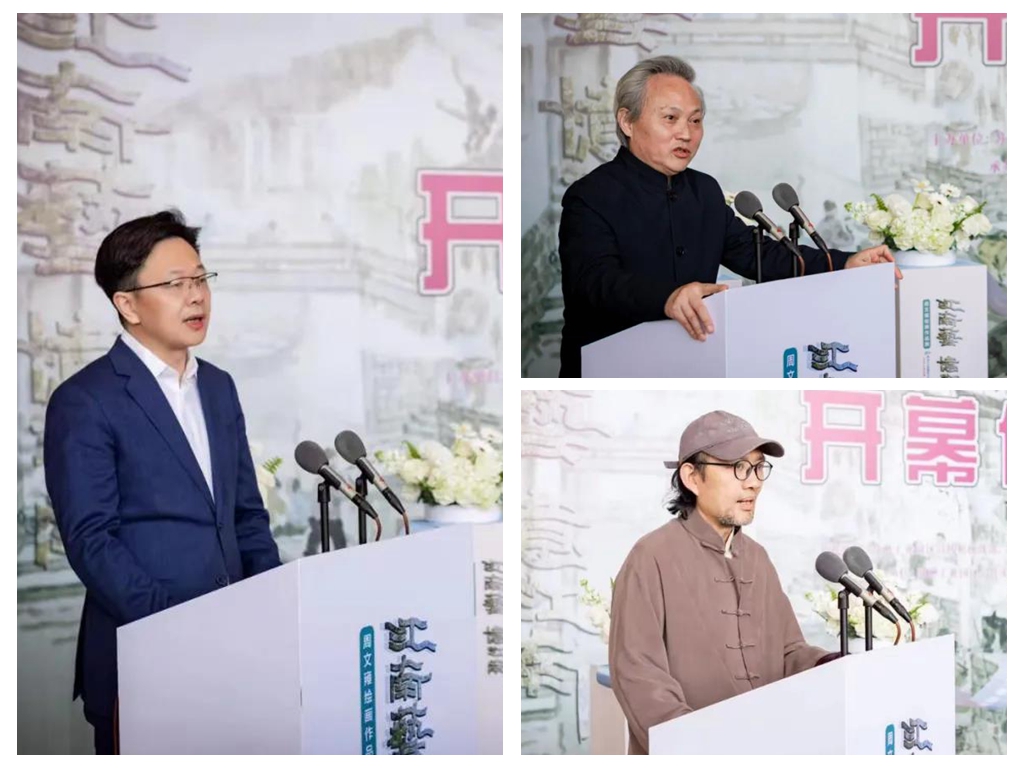 用画笔再造“旧时江南”周文雍绘画作品展亮相苏州金鸡湖畔