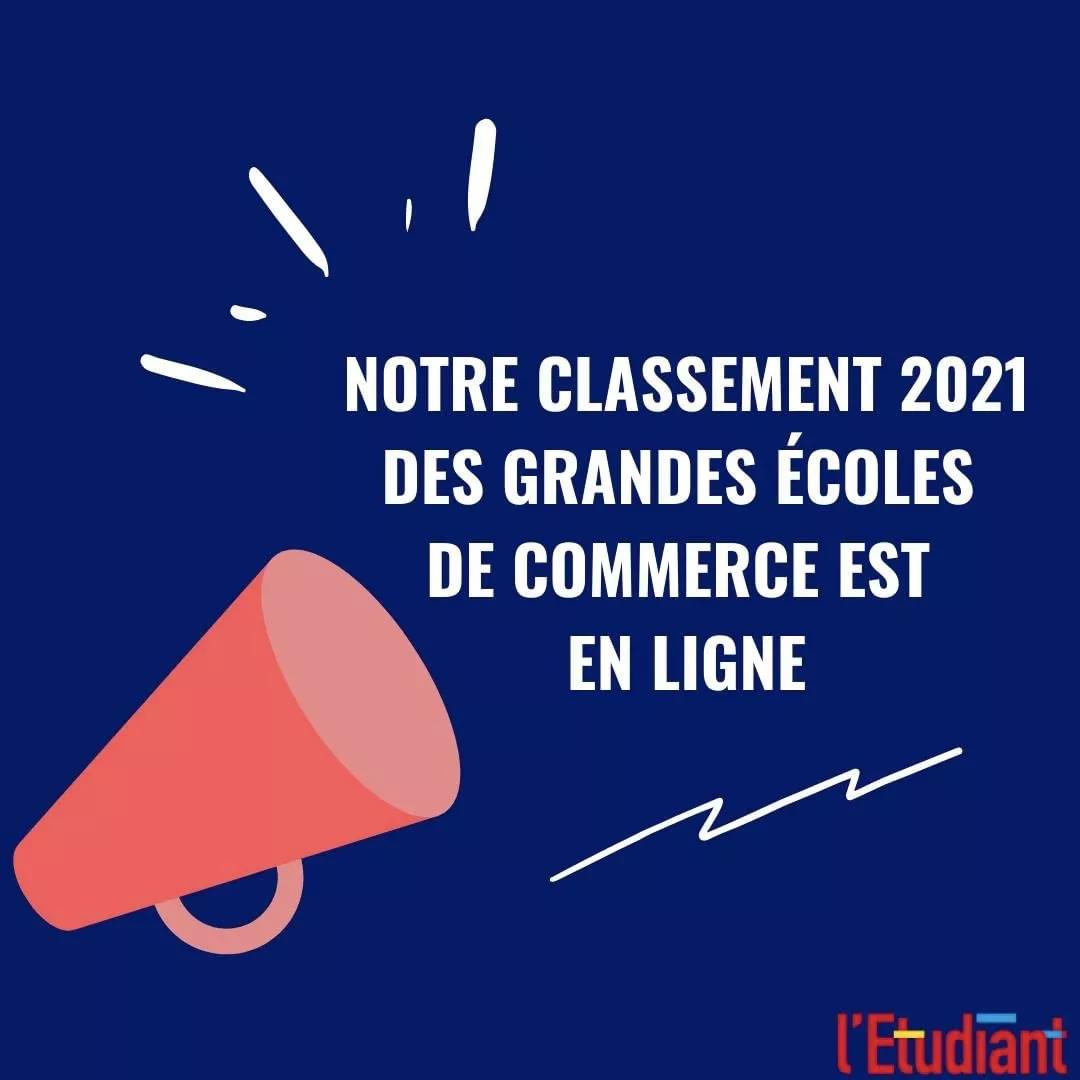 最新排名｜l'Etudiant学生报2021法国高商排名
