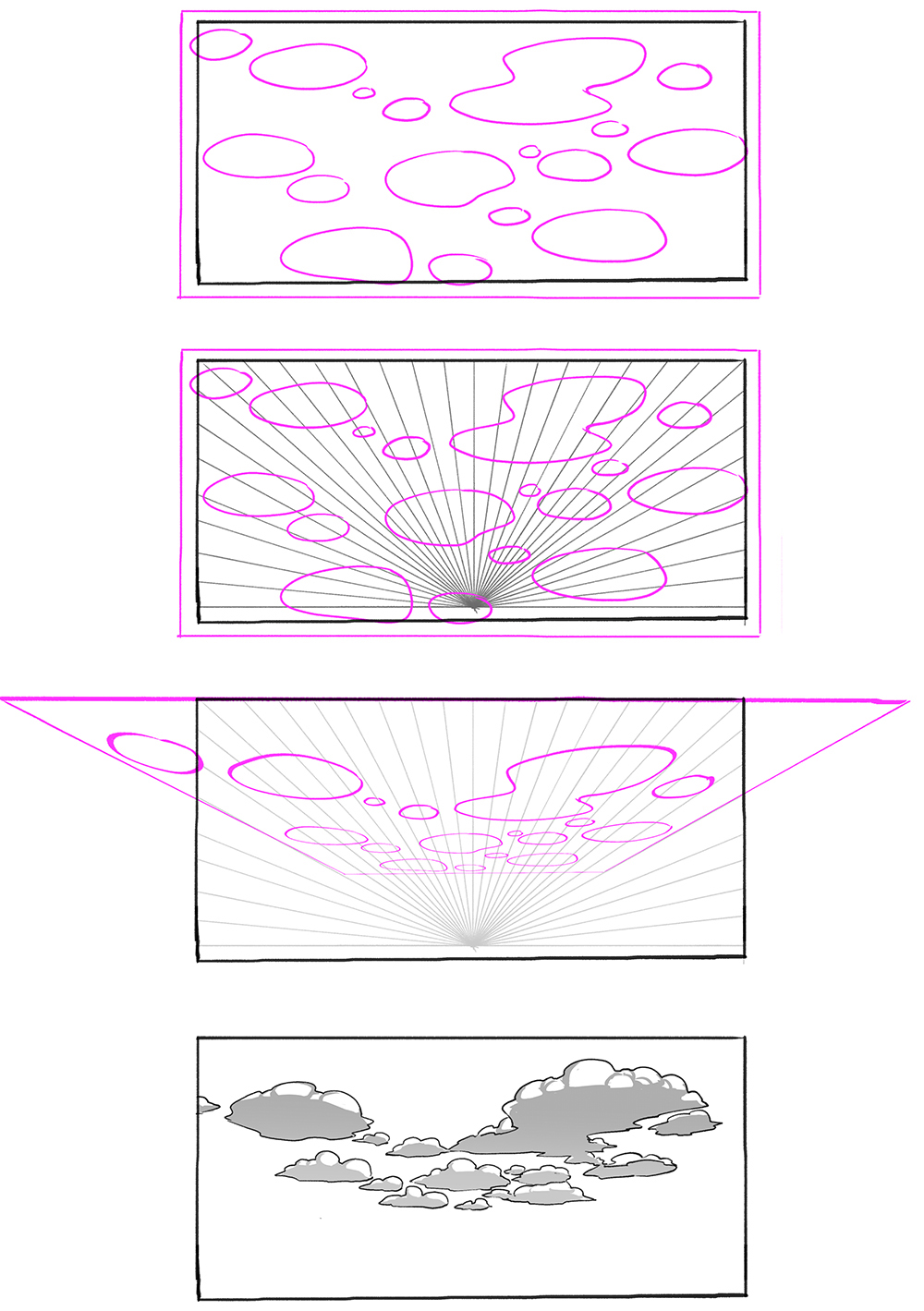 怎么配合天气画不同的天空？教你天气根据时段描绘天空的各种变化