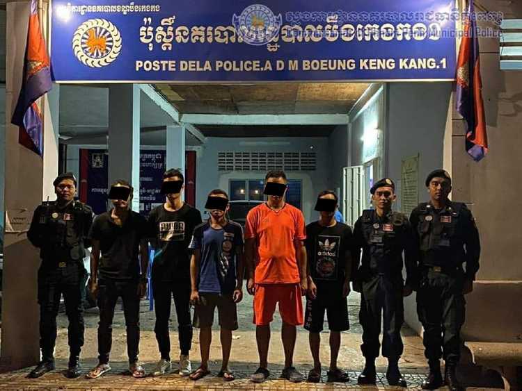 柬埔寨金边中餐厅打砸案：五人被捕，一人潜逃