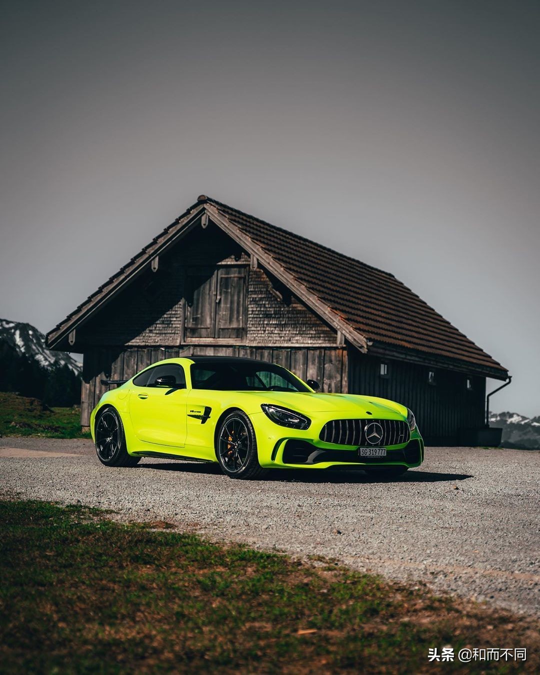 奔驰AMG GT-R绿魔诱惑，这颜色真TM像极了爱情