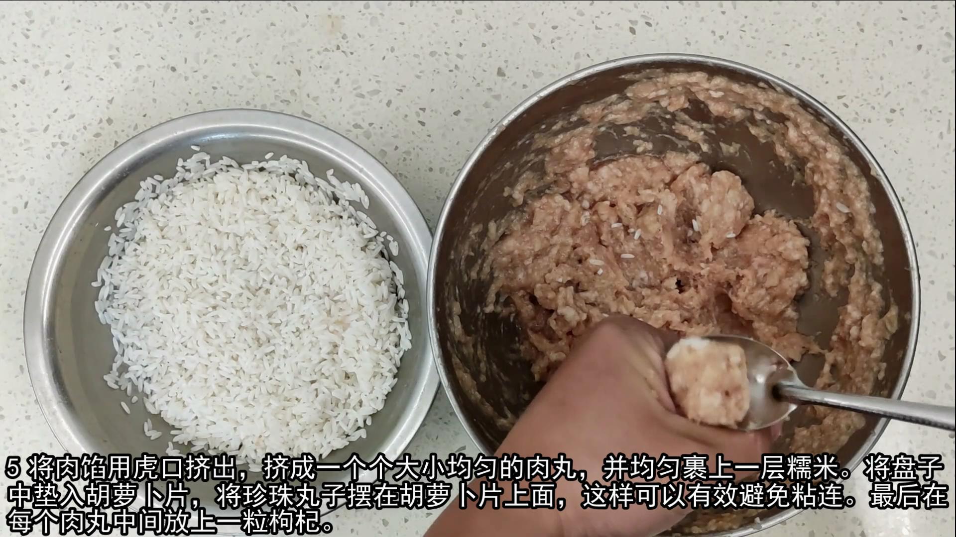 The means of pearl meatball tradition that 90 years old of grandmother became 70 years feeds capable person simple and delicious preserve one's health