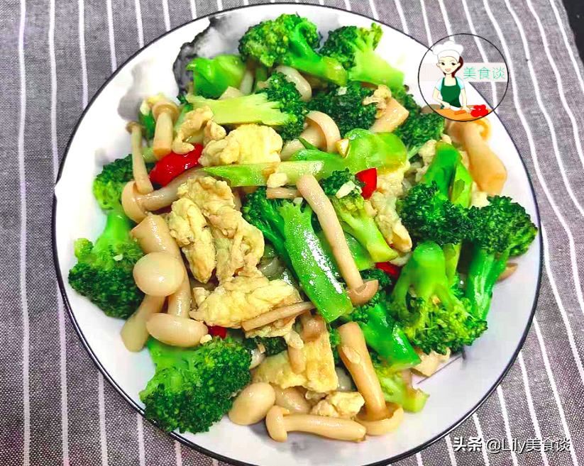 图片[14]-杂菇西蓝花炒蛋做法步骤图 一盘不够吃-起舞食谱网