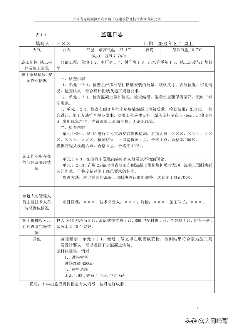 老监理告诉你如何写好监理日志-第1张图片-大千世界
