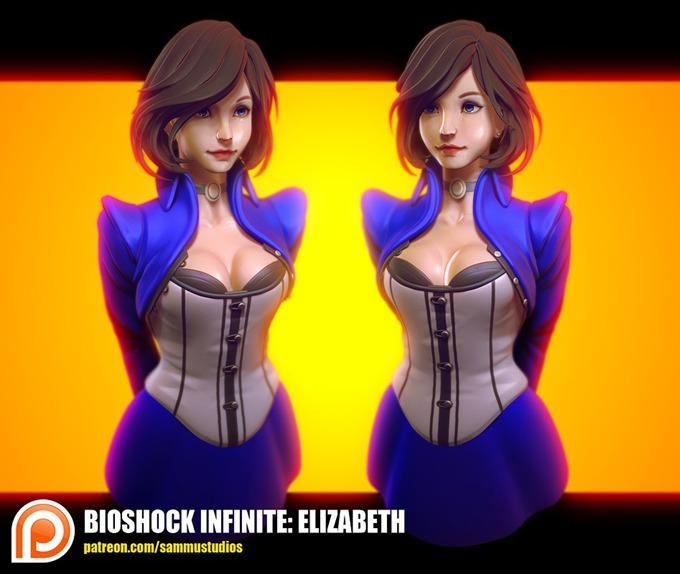 教学｜ZBrush不同种类头发的雕刻教程，做建模界的弄潮儿