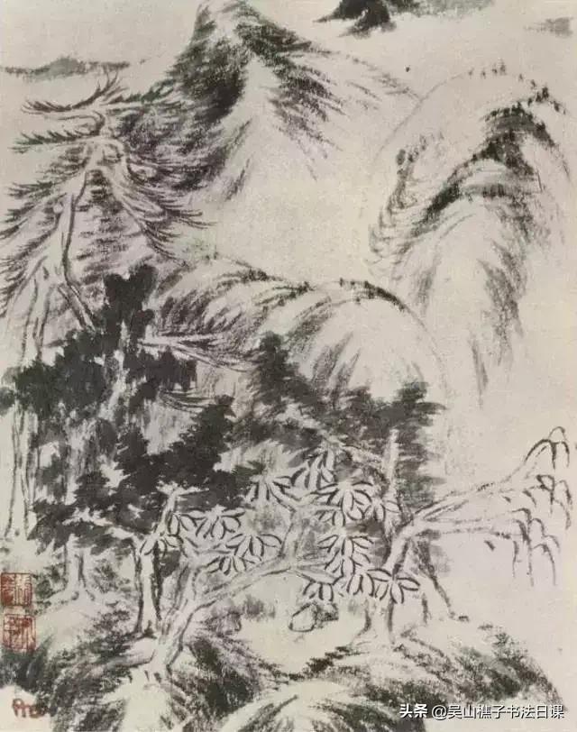 八大山人山水画