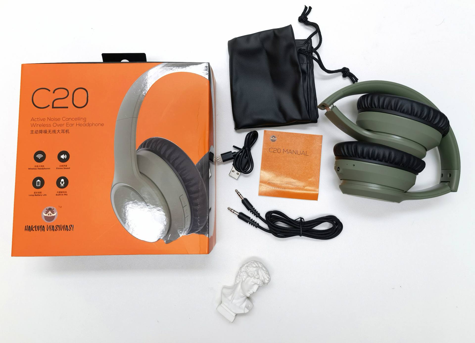 告别喧嚣，静享律动，Unionstar C20头戴式蓝牙耳机