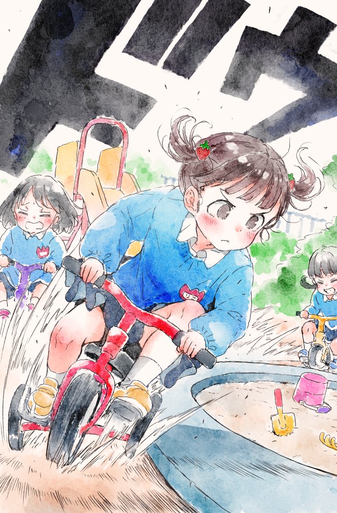 又一位日本畫師的作品火了，這組幼稚園女孩的日常插畫真的好可愛