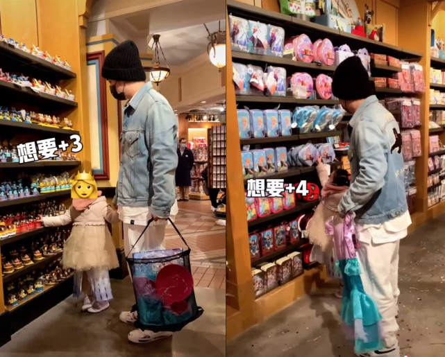 陳赫帶女兒逛街，4歲安安現瘋狂購物慾，老父親要啥買啥超寵溺