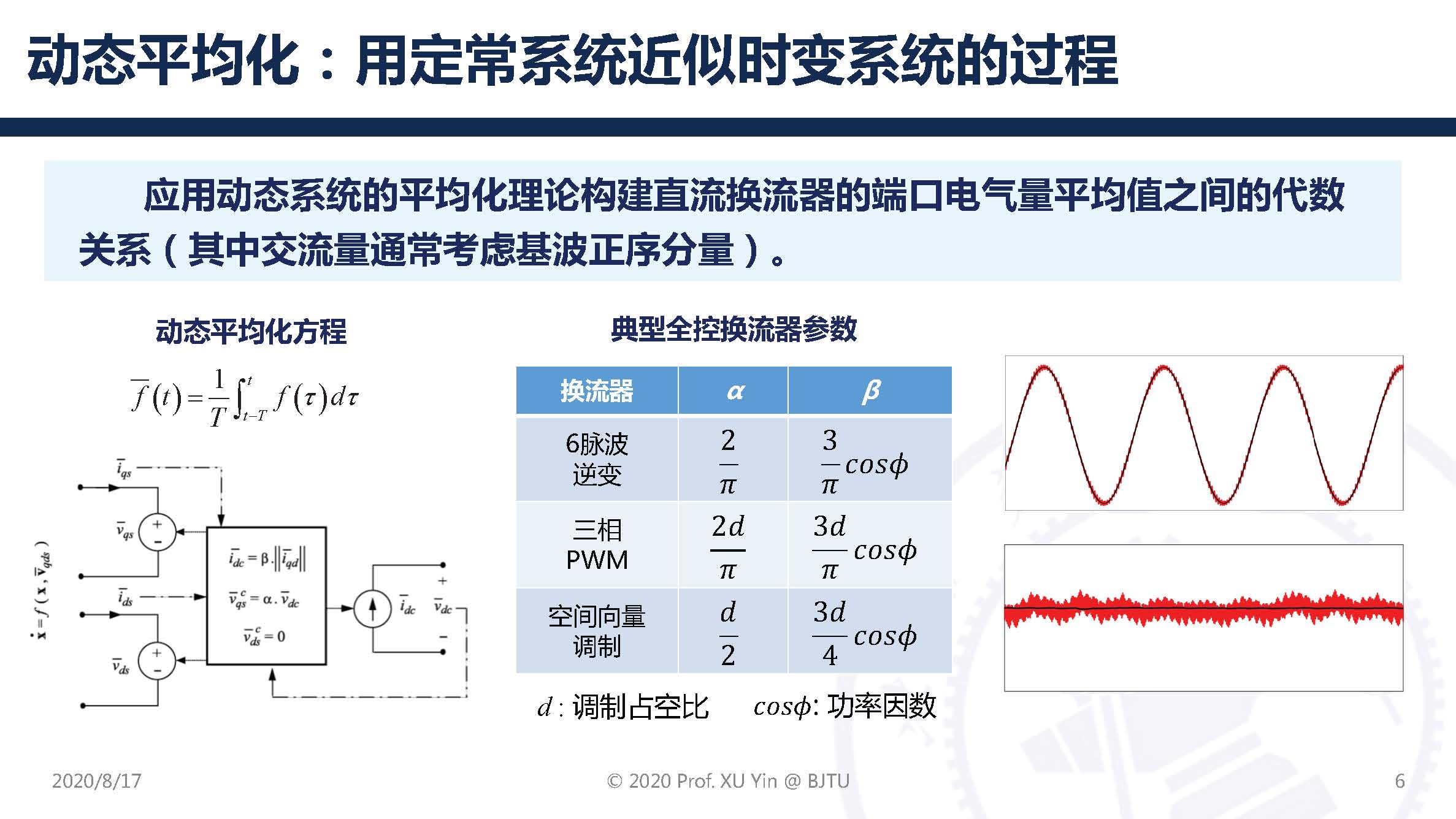 北京交通大學許寅教授：高壓直流輸電系統(tǒng)動態(tài)平均化建模及應用