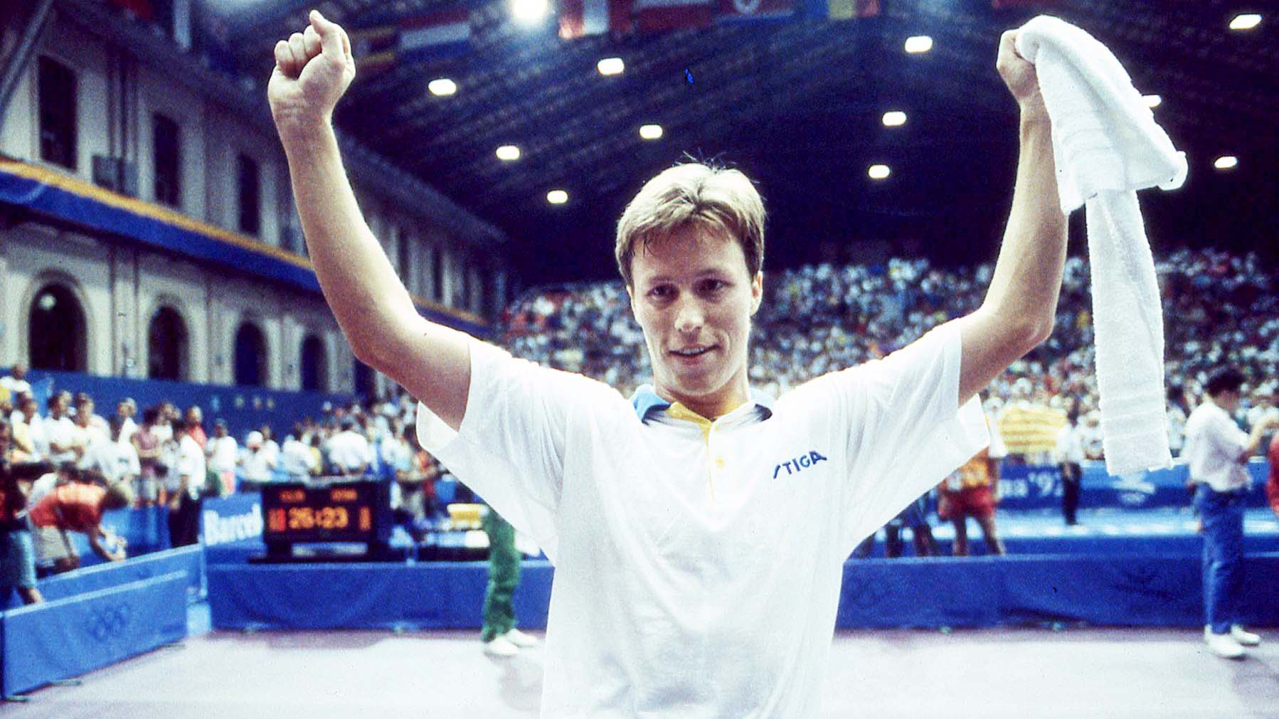 乒坛经典之战：瓦尔德内尔92年奥运夺冠！史上第一位大满贯诞生