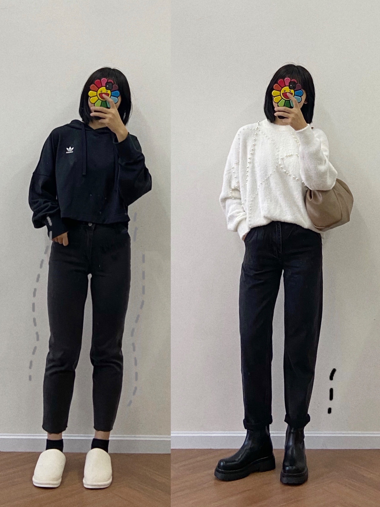 你是什么腿型就选什么裤子，今冬流行的烟管裤，腿粗女人穿更合适