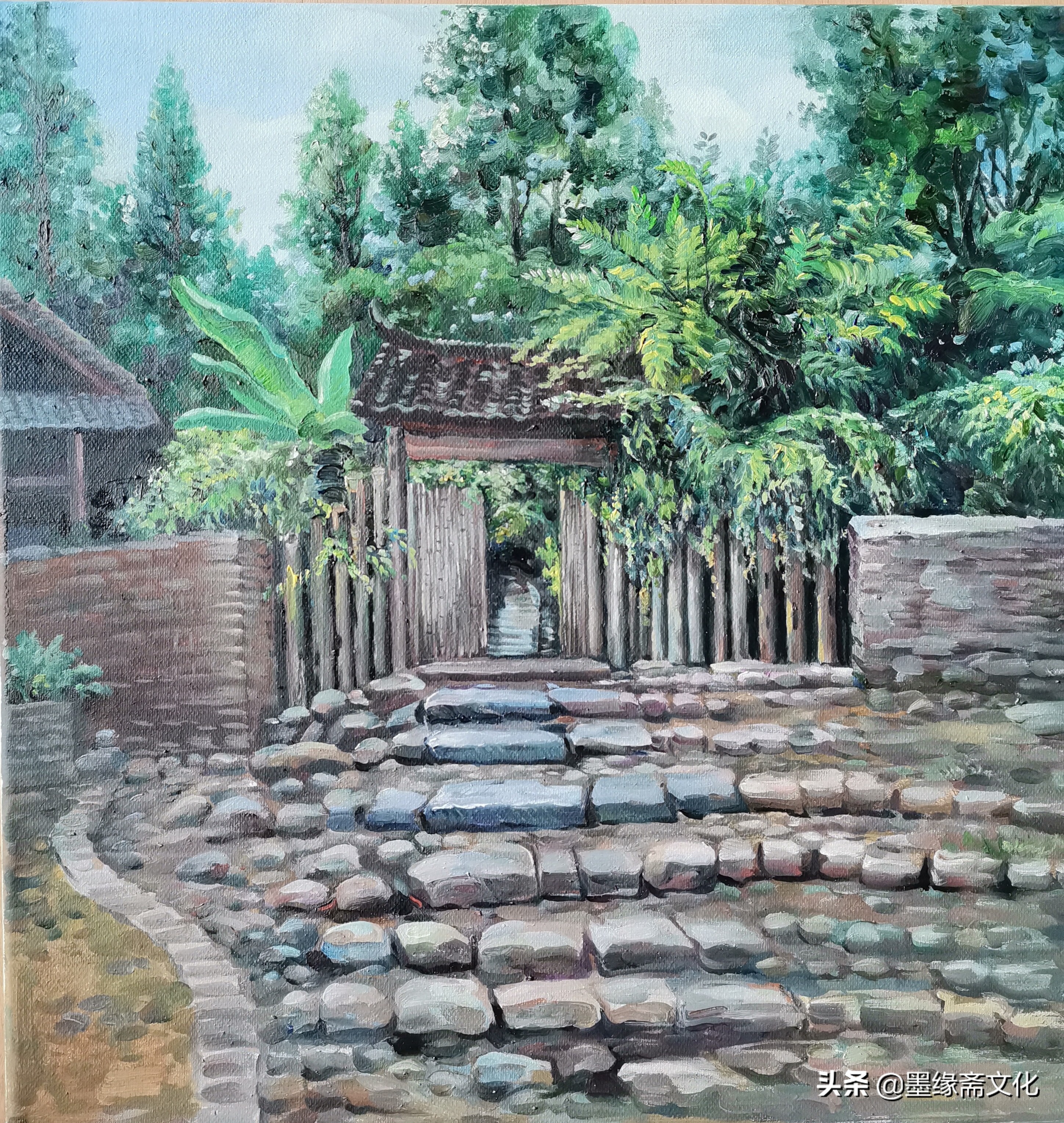 翁文龙油画作品欣赏