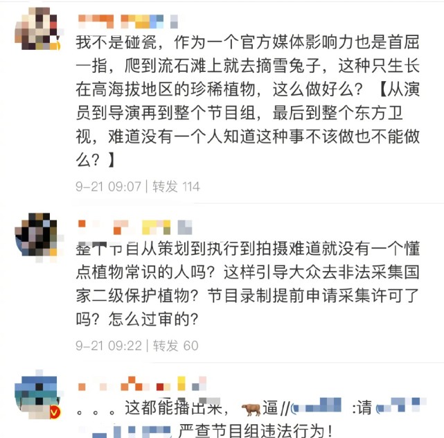 网红摘国家二级保护植物被喊话自首 节目组澄清引争议 欺骗观众 娱乐 蛋蛋赞