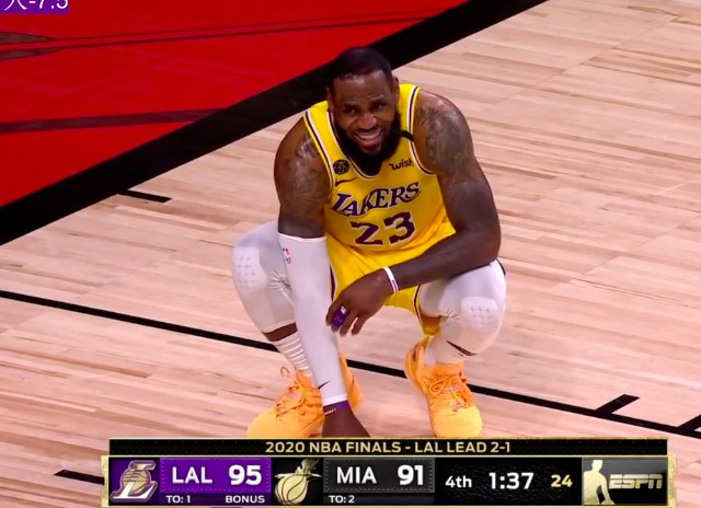 詹姆斯最後1分鐘受傷卻拒絕休息，霸氣動員：4-1幹掉熱火奪冠