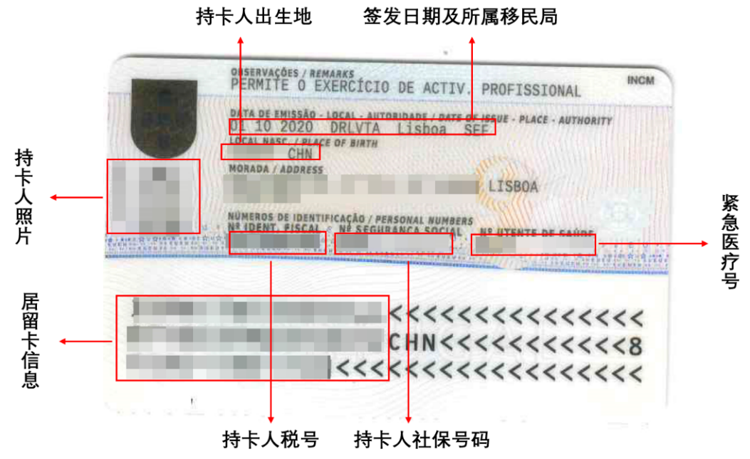新版葡萄牙黄金居留卡出炉！火速围观