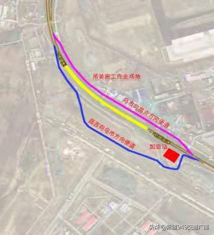 机场快速路纺织园路段主道双向即将封闭施工