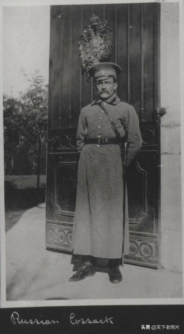民国初年 世界列强驻京使馆的护卫实拍照片