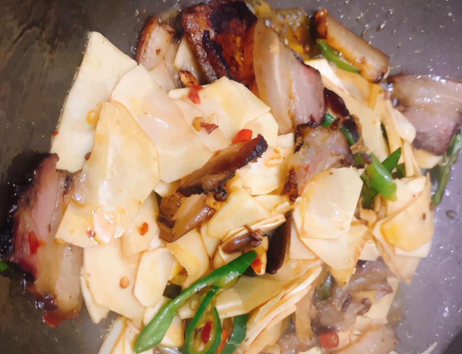 圖片[5]-臘肉炒冬筍的做法-起舞食譜網