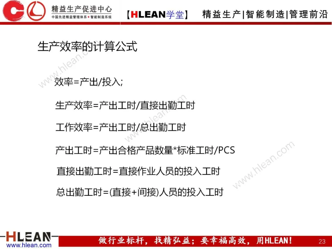 「精益学堂」标准工时简介