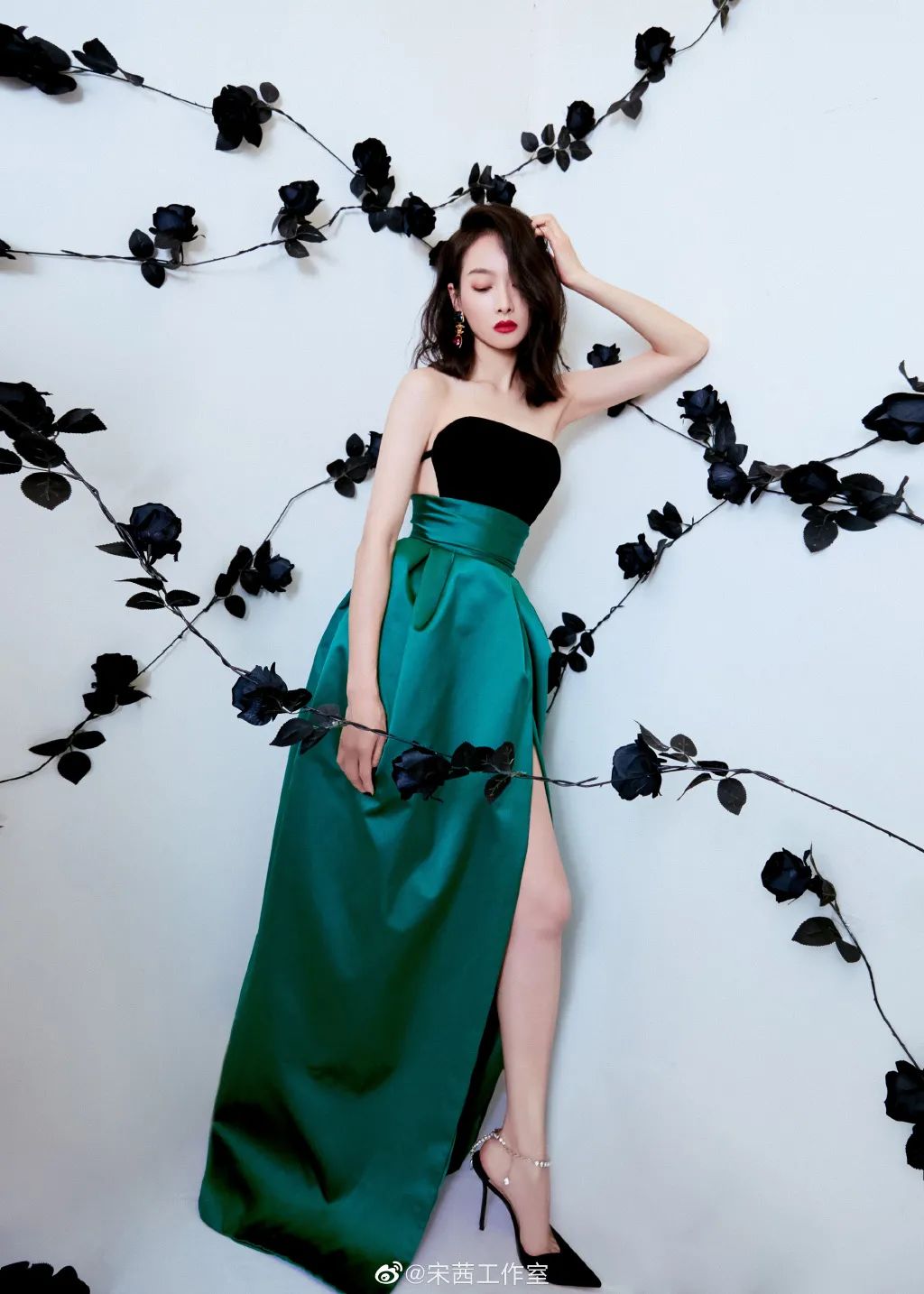 Female star constructs collect field! Search anger is not heated up to become angry on Wang Ju, 