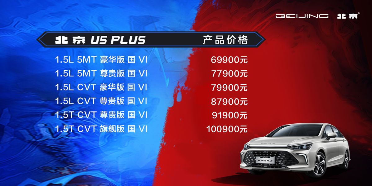 7万智享高品质出行 我本U活 北京U5 PLUS咖位出道