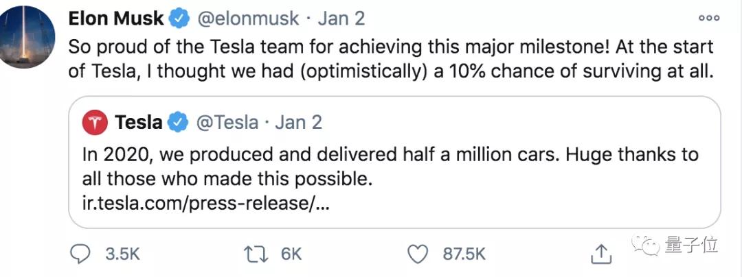 马斯克欢庆特斯拉年交付50万辆！国产三雄创新高，逼近其1/5