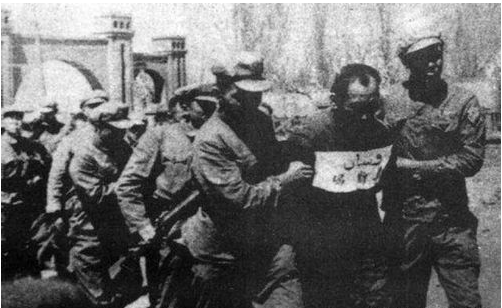 土匪残害解放军副师长，王震将军说：用大炮讲道理，用刺刀教训