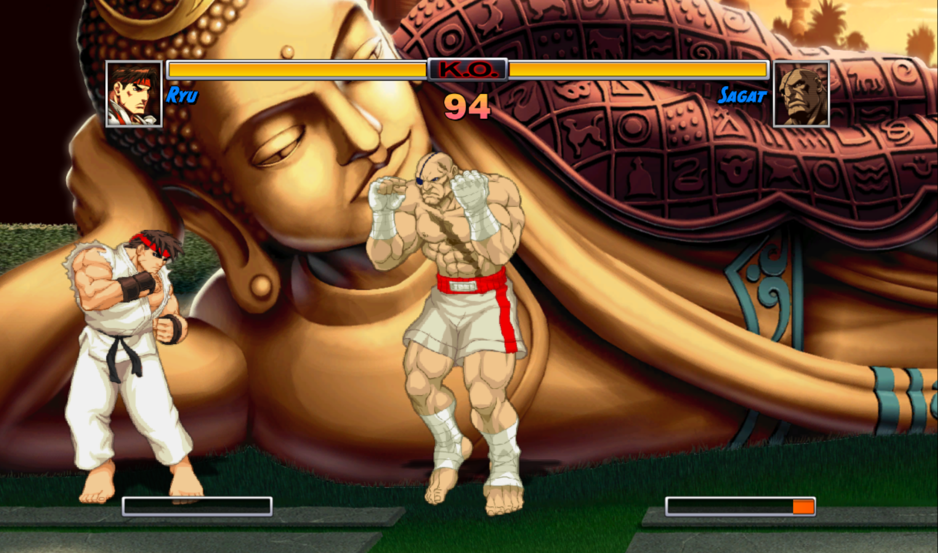 街機《街頭霸王》背景中隱藏的秘密，多年后才知道臥佛是機器人