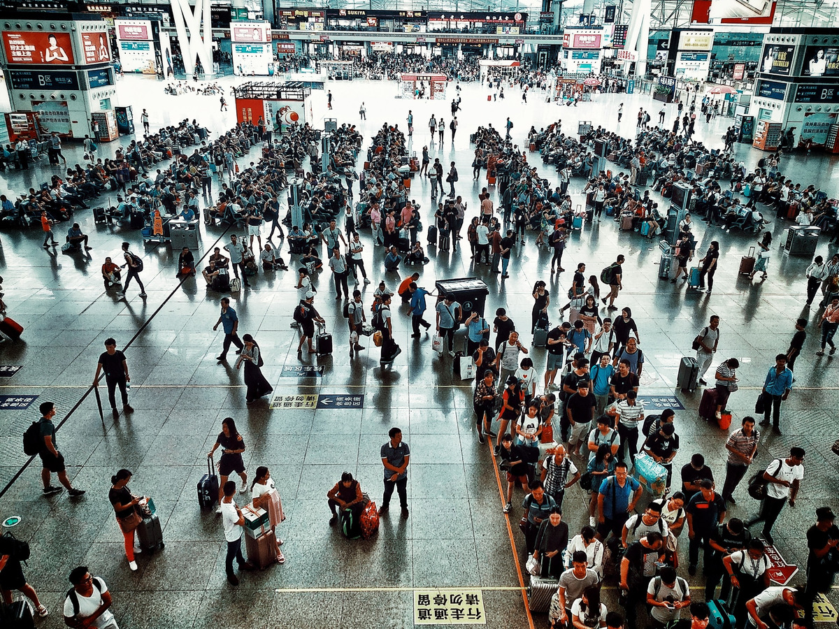 图虫人文摄影：广州南站候车大厅